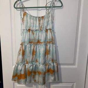 Tie dye summer dress